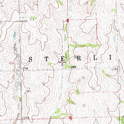Topographic Map of Upper Big Nemaha Dam J-12a, NE