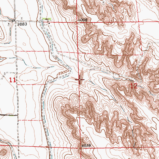 Topographic Map of King Ranch Dam, NE