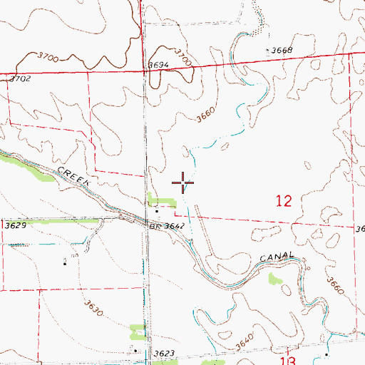 Topographic Map of Covalt Reservoir, NE