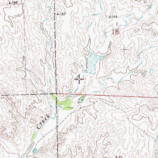 Topographic Map of Linch Reservoir, NE