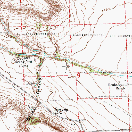 Topographic Map of Gering Valley G Upper Reservoir, NE