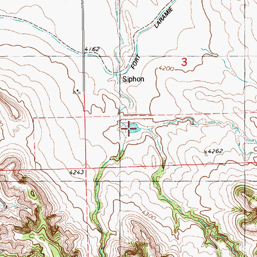 Topographic Map of Gering Valley Reservoir A, NE