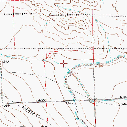 Topographic Map of Gering Valley Dam G Lower, NE