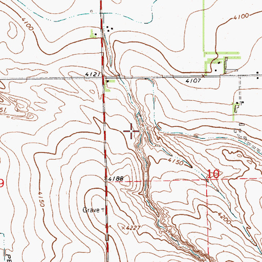 Topographic Map of Bald Peak Group Detention Dam, NE