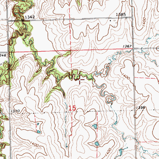 Topographic Map of Cub Creek Reservoir 8-C, NE