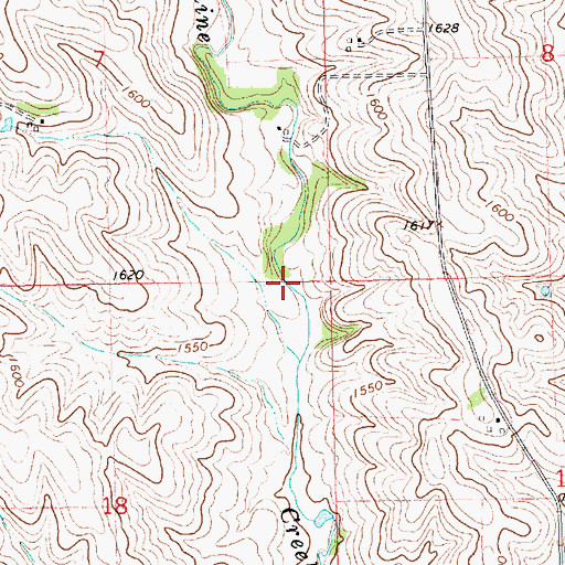 Topographic Map of Maskenthine Multiple-Purpose Dam, NE