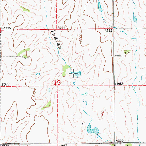 Topographic Map of Niemeyer Reservoir, NE