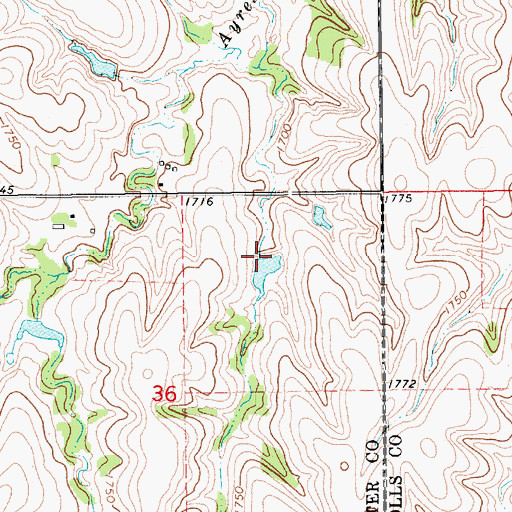 Topographic Map of Scholtz Dam, NE
