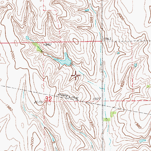 Topographic Map of Siebrass Dam, NE