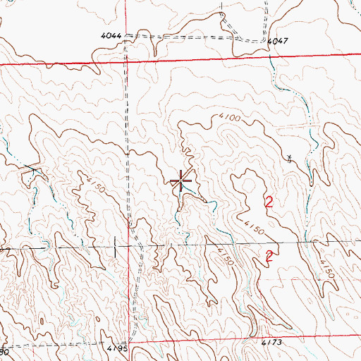 Topographic Map of Peetz Dam, NE