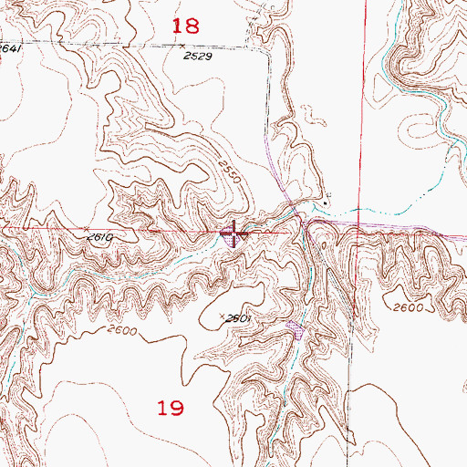 Topographic Map of Houser Dam Number 1, NE