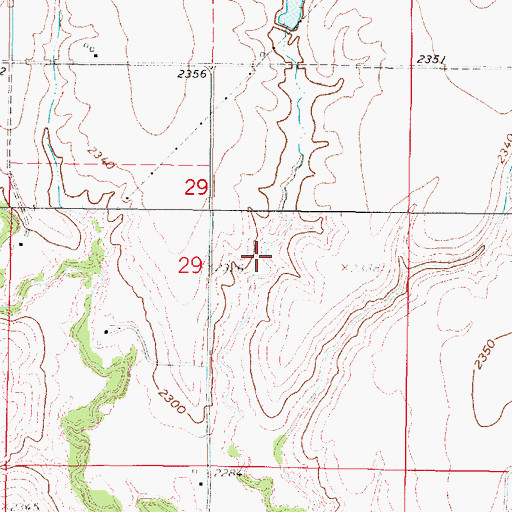 Topographic Map of Gross Dam Number 2, NE