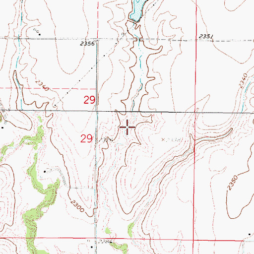 Topographic Map of Gross Reservoir Number 2, NE