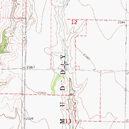 Topographic Map of Helms Dam, NE