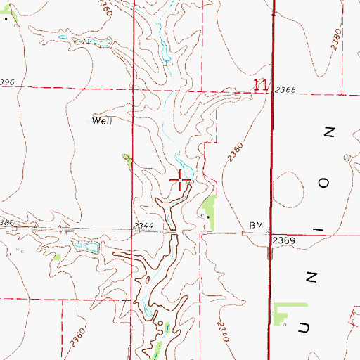 Topographic Map of Morgan Dam, NE