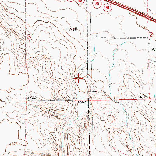 Topographic Map of Gadway Dam, NE