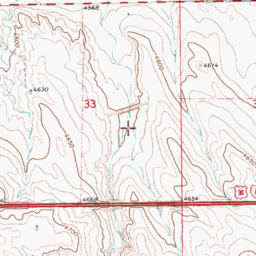 Topographic Map of Peterson Group Dam, NE