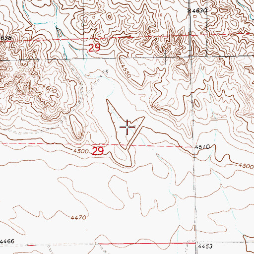 Topographic Map of Kenton Reservoir, NE