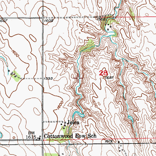 Topographic Map of Farnik Dam, NE