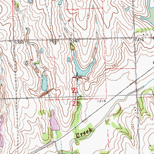 Topographic Map of Plum Creek Dam 4-G, NE