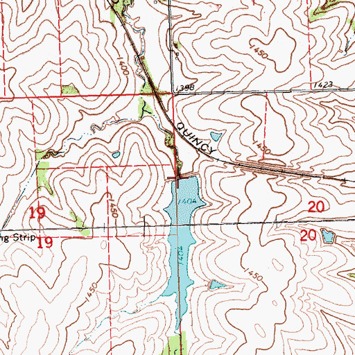 Topographic Map of Plum Creek Dam 6-A, NE