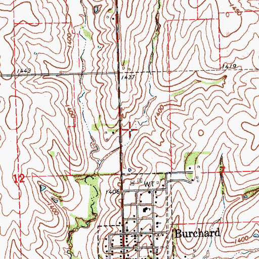 Topographic Map of Plum Creek Dam 5-C, NE