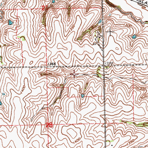 Topographic Map of Rock Creek Dam 1-7, NE