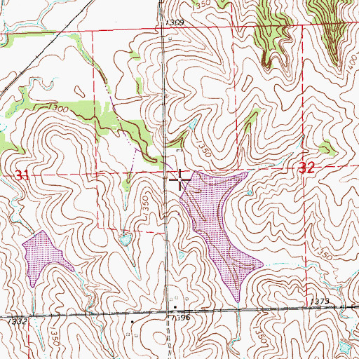 Topographic Map of Plum Creek Dam 3-C, NE
