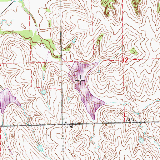 Topographic Map of Plum Creek Reservoir 3-C, NE