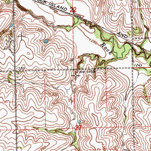 Topographic Map of Rock Creek Dam 11-A, NE