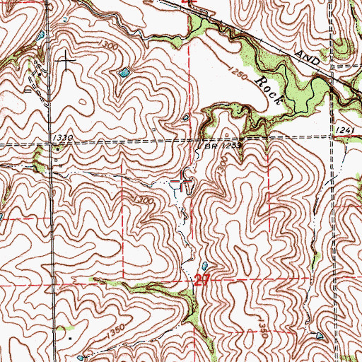 Topographic Map of Rock Creek Reservoir 11-A, NE