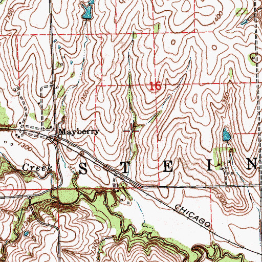 Topographic Map of Rock Creek Reservoir 2-1, NE
