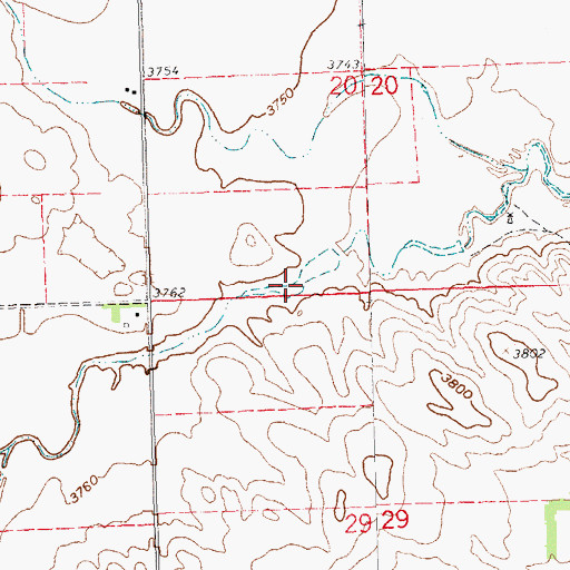 Topographic Map of Dorshorst Reservoir, NE