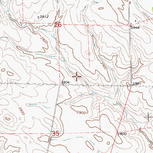 Topographic Map of Davis Dam, NE