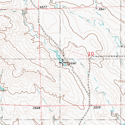 Topographic Map of Bauer Dam, NE