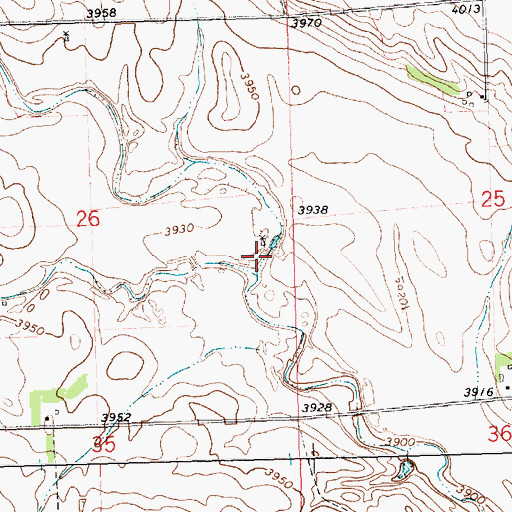 Topographic Map of Anderson Dam, NE