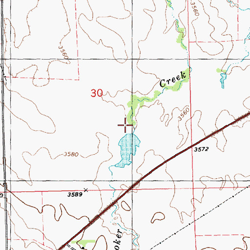 Topographic Map of Souther Dam, NE