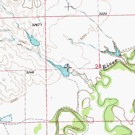 Topographic Map of Morris Dam, NE