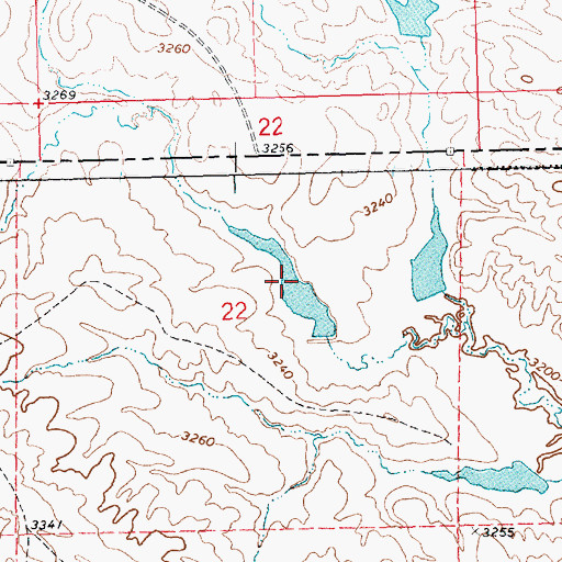 Topographic Map of Ormesher Reservoir, NE