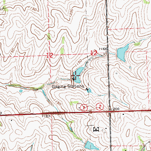 Topographic Map of Brownell Creek Reservoir 1-A, NE