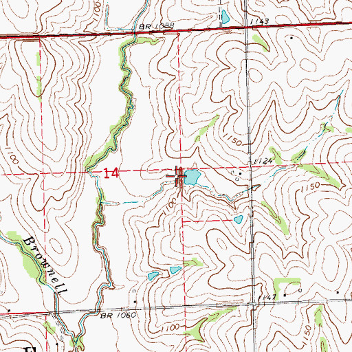 Topographic Map of Brownell Creek Dam 3-6, NE