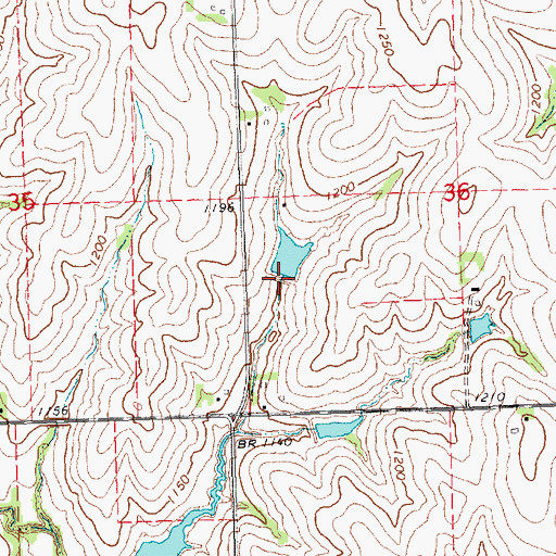 Topographic Map of Brownell Creek Dam 7-A, NE