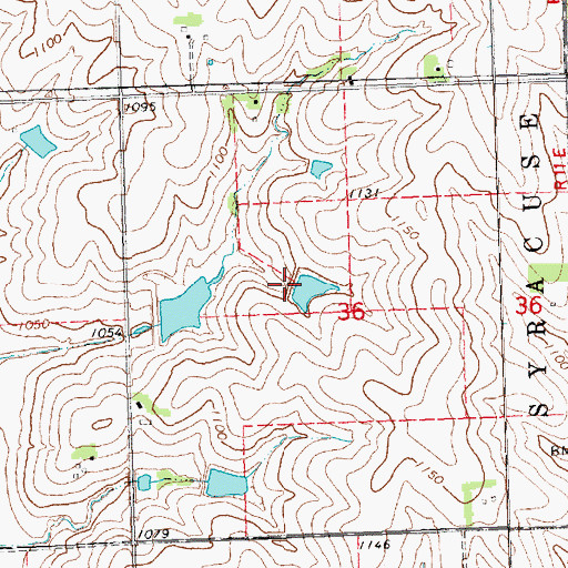 Topographic Map of Brownell Creek Dam 13-4, NE