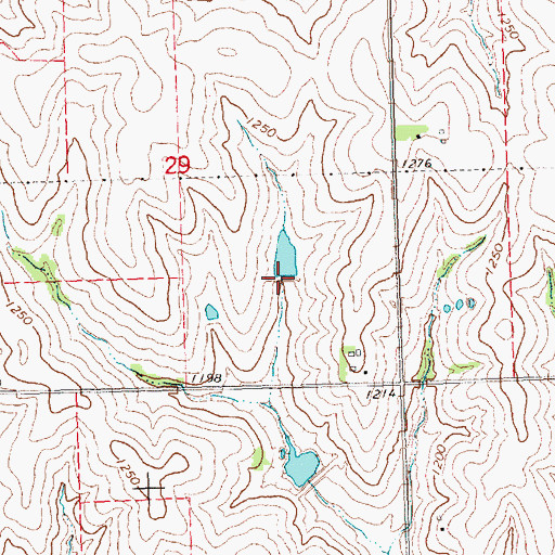 Topographic Map of Brownell Creek Dam 8-3, NE