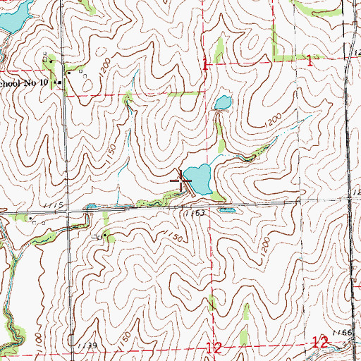 Topographic Map of Brownell Creek Dam 2-A, NE