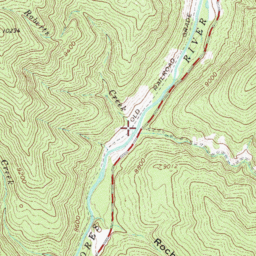 Topographic Map of Scotch Creek, CO