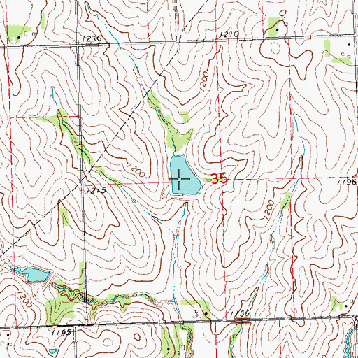Topographic Map of Chase Hoppe Reservoir 9-A, NE
