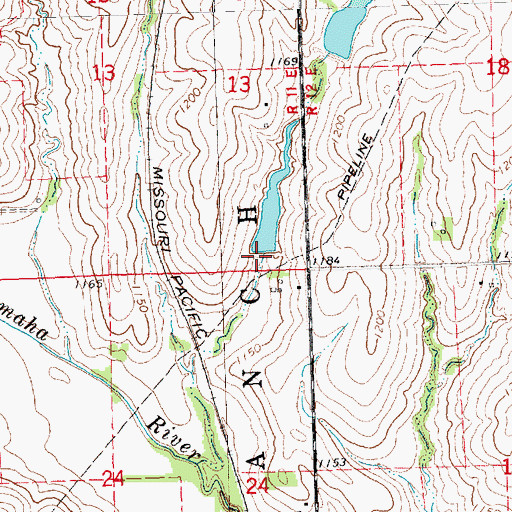 Topographic Map of Wilson Creek Dam 12-2, NE
