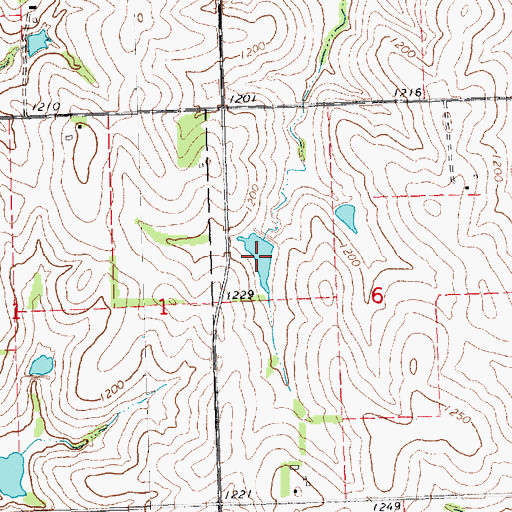 Topographic Map of Wilson Creek Reservoir 2-6, NE