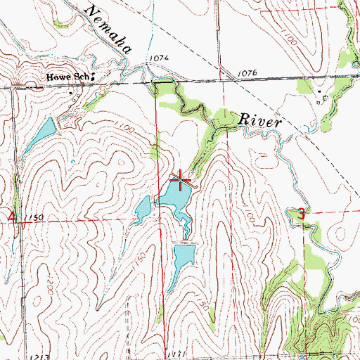 Topographic Map of Wilson Creek Dam 2-2, NE